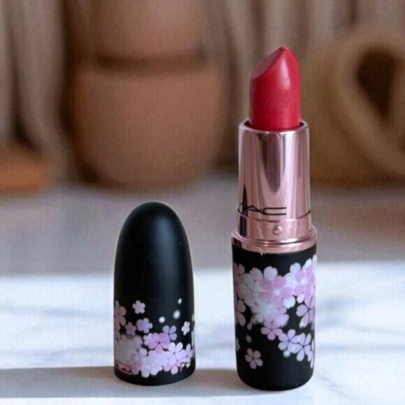 MAC Cosmetics NEW Black Cherry Matte Lipstick BLOOMBOX LIMITED EDITION - Picture 8 of 9
